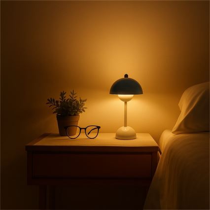 Wiederaufladbare Touch-LED-Tischlampe COSTA LED/3W/5V 2400 mAh 3000-6000K weiß