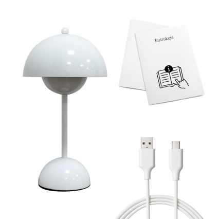 Wiederaufladbare Touch-LED-Tischlampe COSTA LED/3W/5V 2400 mAh 3000-6000K weiß