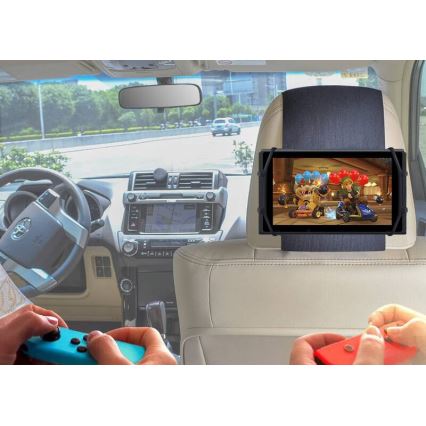 Winner Group - Auto-Tablet-Halterung mit Klettverschluss schwarz