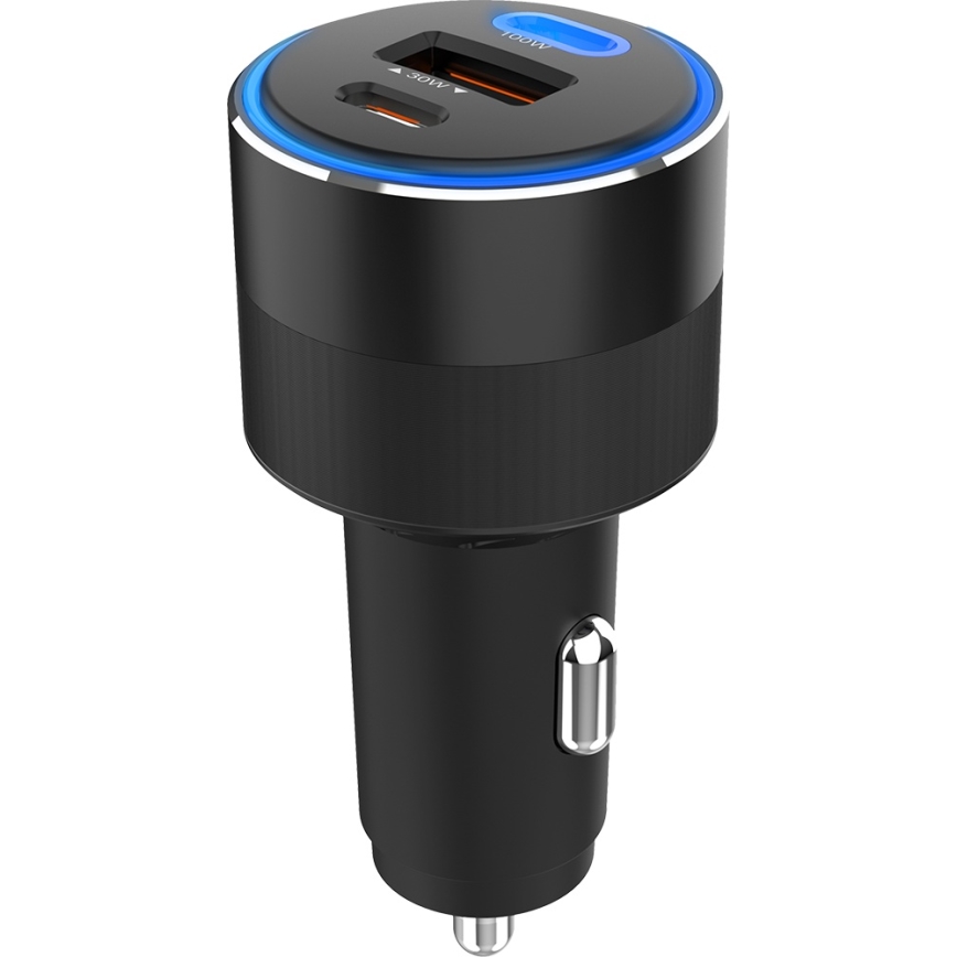 Winner Group - Autoladegerät 2xUSB-C + 1xUSB-A Power Delivery 130W schwarz