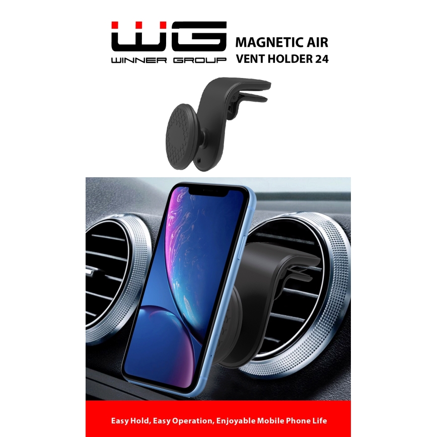 Winner Group - Magnetische Auto-Handyhalterung schwarz