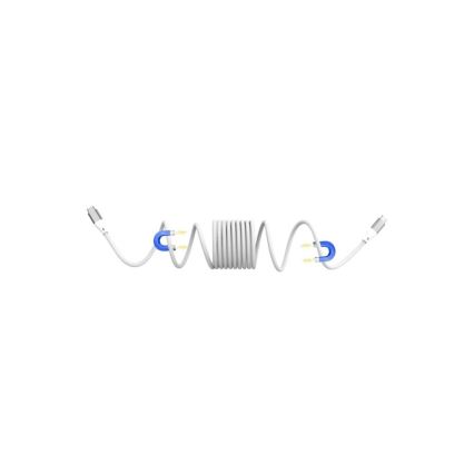 Winner Group - Magnetisches USB-Kabel USB-C / USB-C 60W 1m Weiß