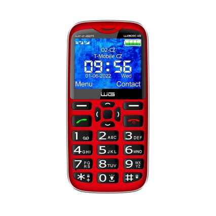 Winner Group - Senioren-Mobiltelefon 1600 mAh rot