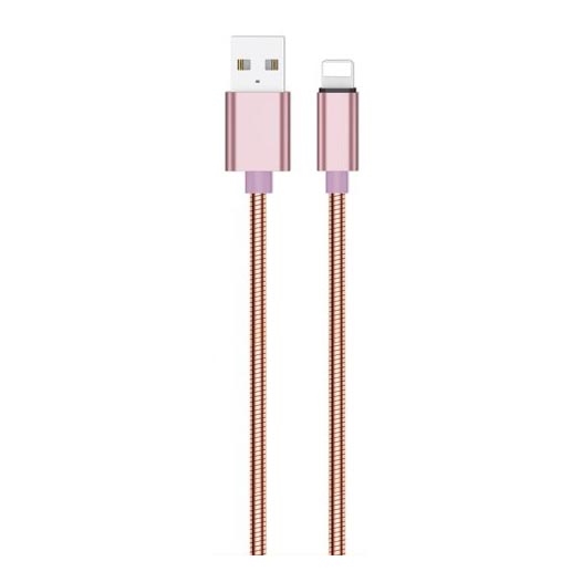 Winner Group - USB-Kabel Lightning / USB-A 1m rosa