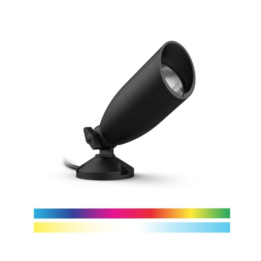 WiZ – SET 2x Dimmbare LED-RGBW-Außenleuchte SPOT LED/10W/230V 2700-5000K IP65 Wi-Fi