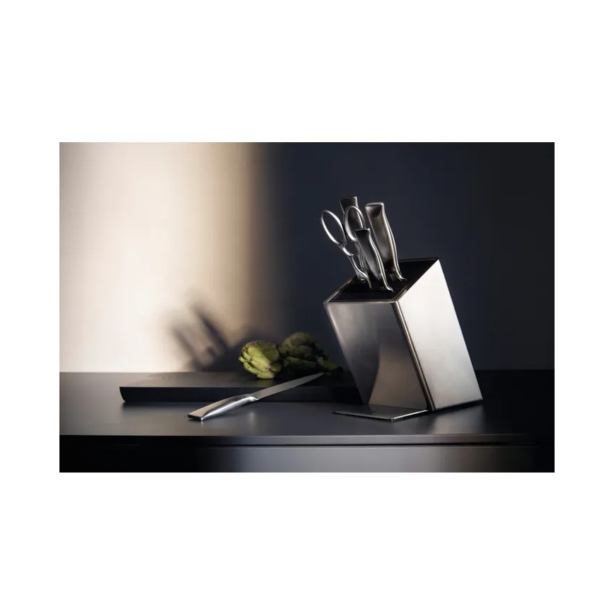 WMF - 6-teiliges Küchenmesserset im Messerblock GRAND GOURMET