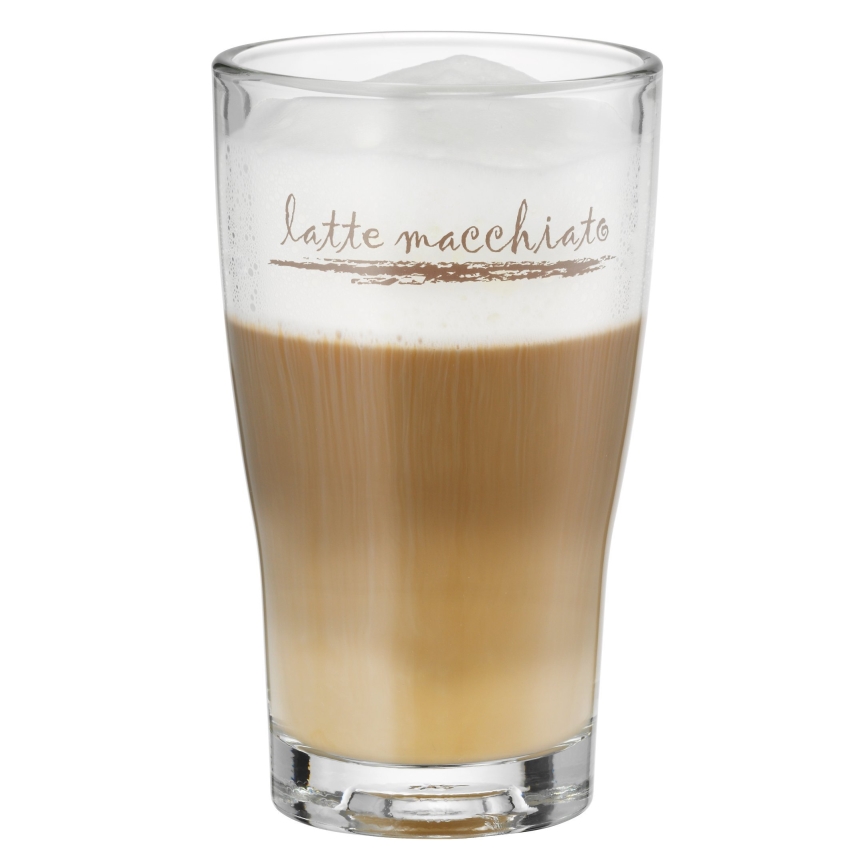 WMF - Set aus Latte Macchiato Gläsern und Löffeln CLEVER & MORE, 6-teilig