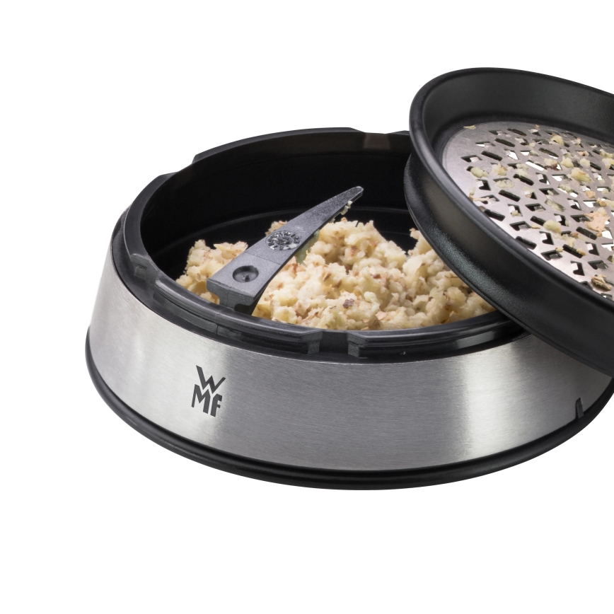 WMF - Ingwerreibe, Ø 9 cm, Edelstahl/Schwarz