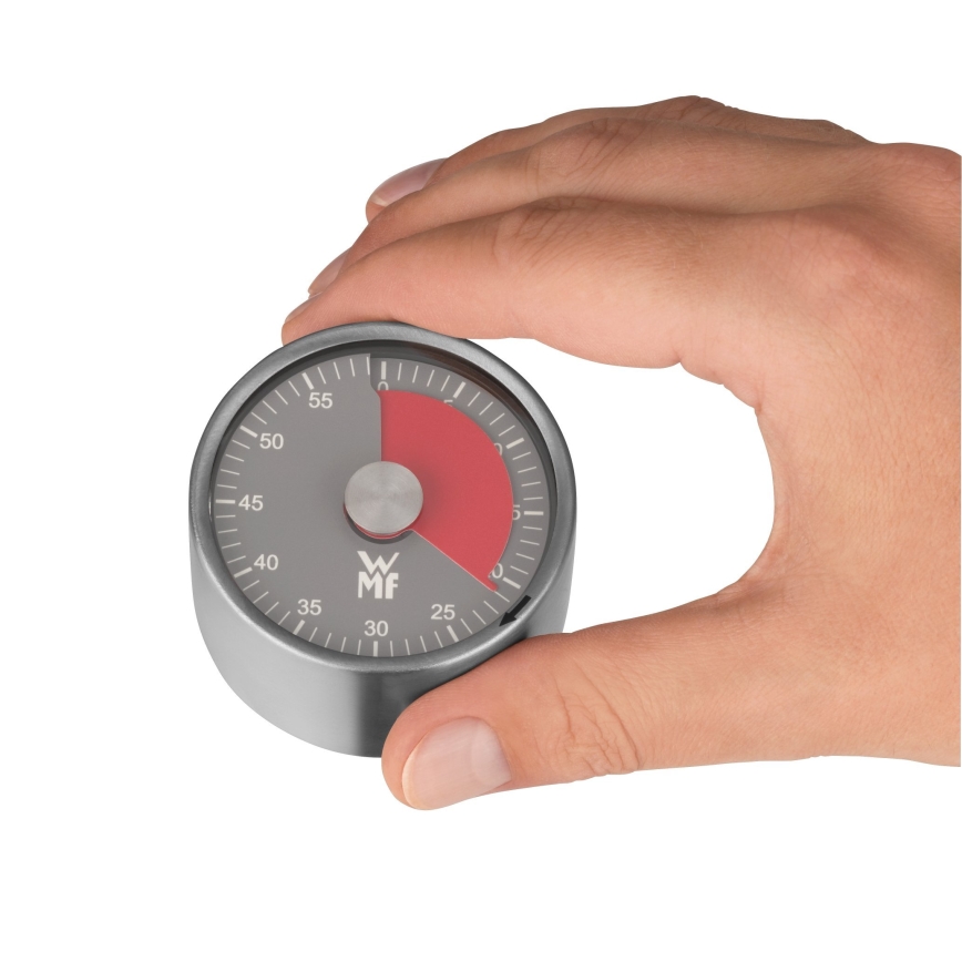 WMF - Magnetische Küchenuhr aus Edelstahl