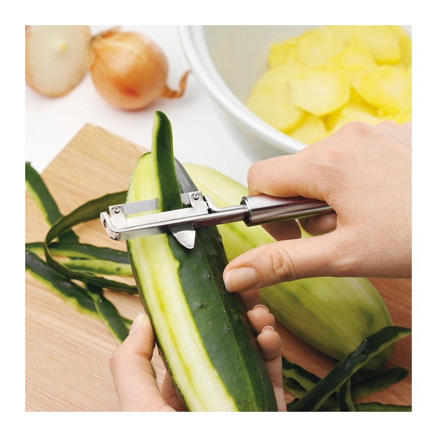 WMF - Schwenkbarer Sparschäler PROFI PLUS, Edelstahl