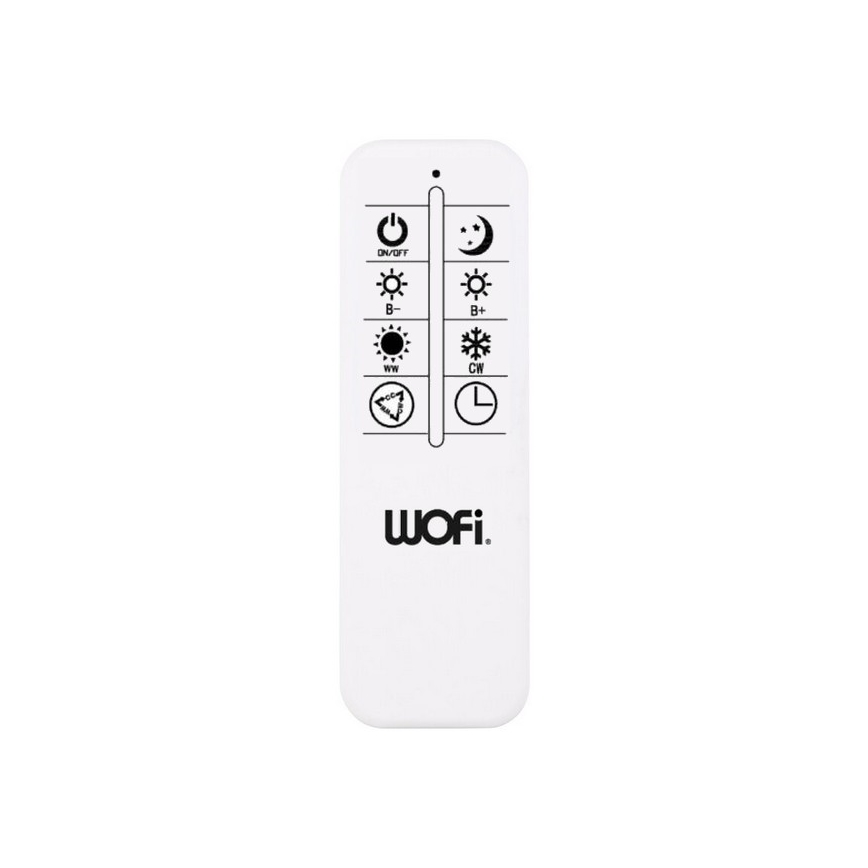 Wofi 11620 – Dimmbare LED-Deckenleuchte AKON LED/43,5W/230V 2700-5500K + Fernbedienung