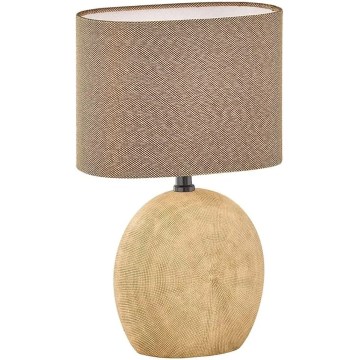 Wofi 845601236000 - Tischlampe CARMEN 1xE14/40W/230V beige