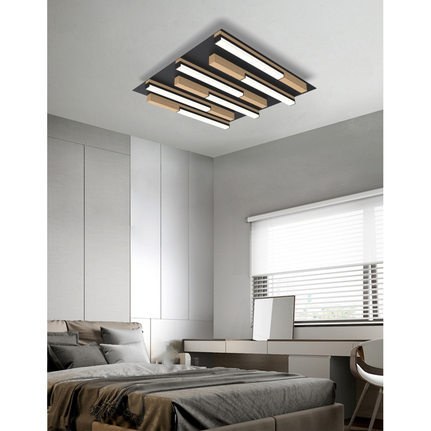 Wofi 9031-606 - LED dimmbares Deckenleuchte PALERMO LED/26W/230V Gummibaum