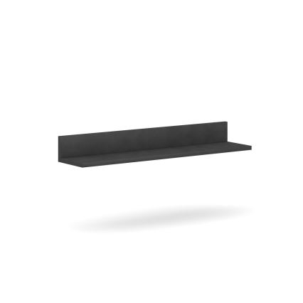 Wohnwand BRICK braun/schwarz