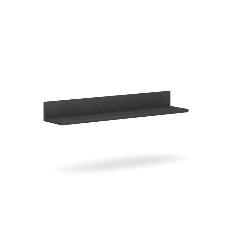 Wohnwand BRICK braun/schwarz