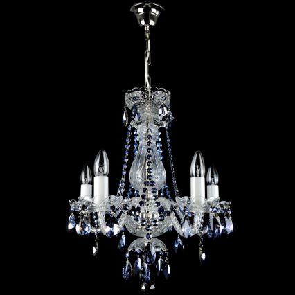 Wranovsky JWZ102052101 - Kristallleuchter an Kette DE LUXE 5xE14/40W/230V