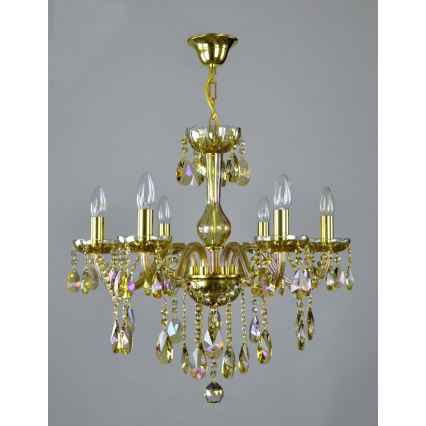 Wranovsky JWZ167061100 - Kristallleuchter an Kette CLARIT 6xE14/40W/230V