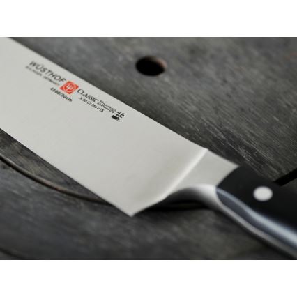 Wüsthof - 7-teiliges Küchenmesserset im Block CLASSIC IKON Esche/Schwarz