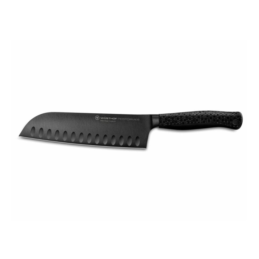 Wüsthof - Santoku-Küchenmesser PERFORMER 17 cm schwarz