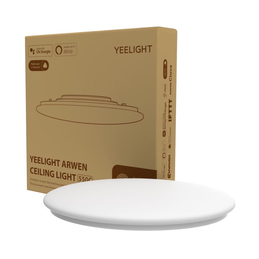 Yeelight - LED RGB dimmbares Leuchtmittel ARWEN 550C LED/50W/230V IP50 CRI 90 + Fernbedienung Wi-Fi/BT