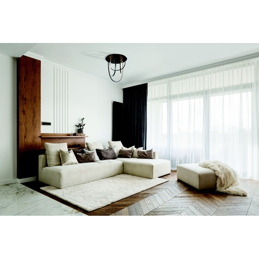 Zambelis 1951 - LED dimmbare Deckenleuchte LED/80W/230V schwarz
