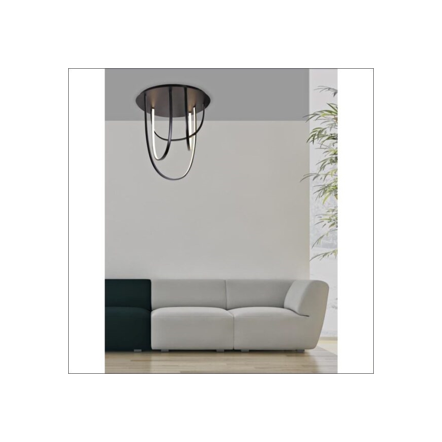 Zambelis 1951 - LED dimmbare Deckenleuchte LED/80W/230V schwarz