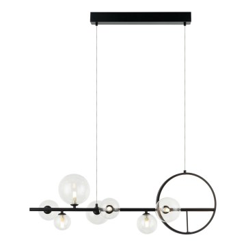 Zambelis 22063 - LED dimmbarer Kronleuchter an Seil LED/14W + 7xG9/7W/230V