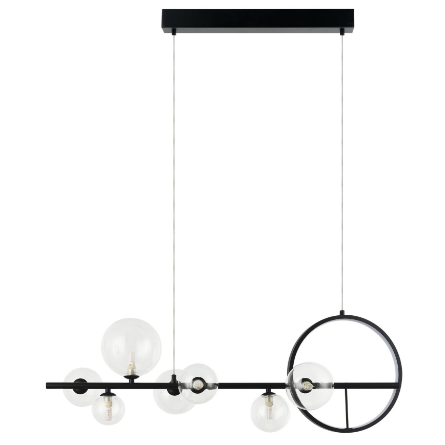 Zambelis 22063 - LED dimmbarer Kronleuchter an Seil LED/14W + 7xG9/7W/230V