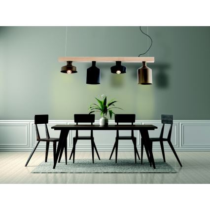 Zambelis 22213 - Hängeleuchte an Schnur 4xE27/40W/230V