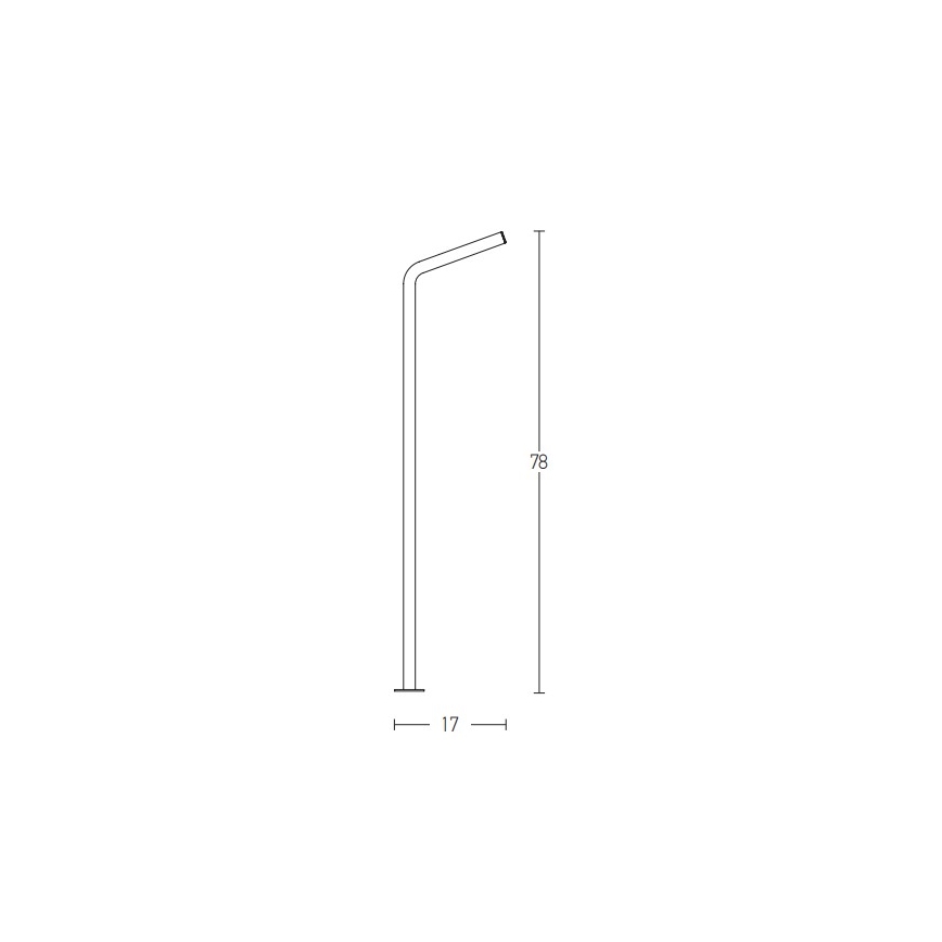 Zambelis E206 - LED-Außenleuchte LED/10W/230V IP54 anthrazit