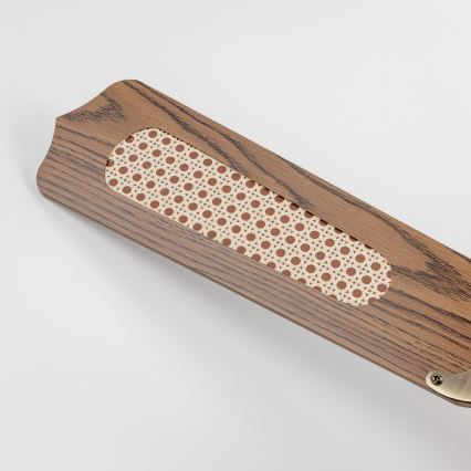ZEVENTI - Deckenventilator NAVAGIO 1xE27/60W/230V braun