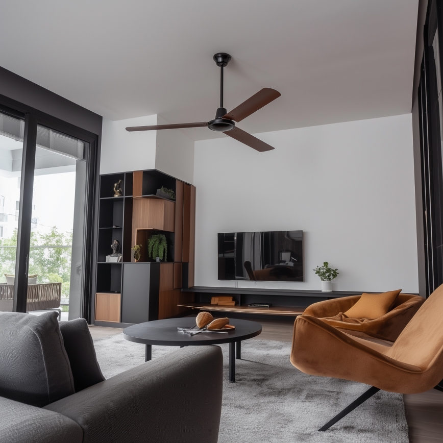 ZEVENTI - Deckenventilator TOFINO Braun