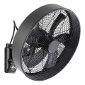 ZEVENTI - Wandventilator FANNY 50W/230V schwarz + Fernbedienung