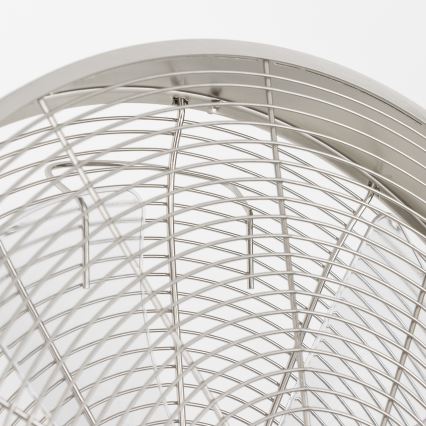 ZEVENTI - Wandventilator FREEZE 50W/230V d 40 cm matt Chrom + Fernbedienung