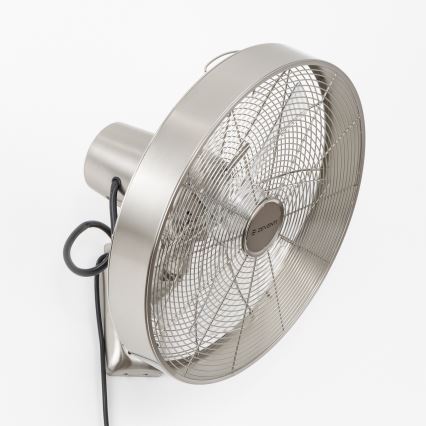 ZEVENTI - Wandventilator FREEZE 50W/230V d 40 cm matt Chrom + Fernbedienung
