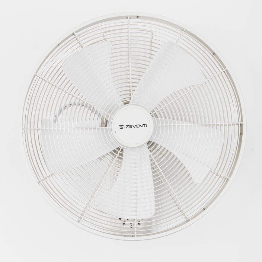 ZEVENTI - Wandventilator FREEZE 50W/230V d 40 cm weiß + Fernbedienung