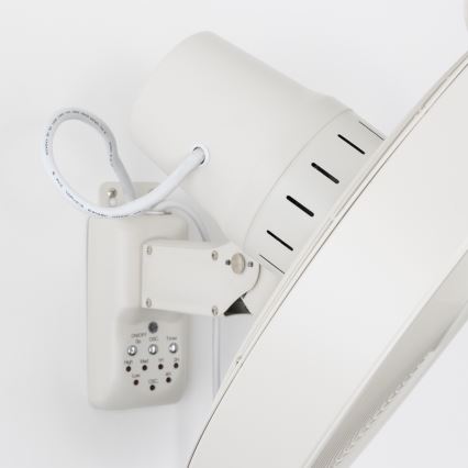 ZEVENTI - Wandventilator FREEZE 50W/230V d 40 cm weiß + Fernbedienung
