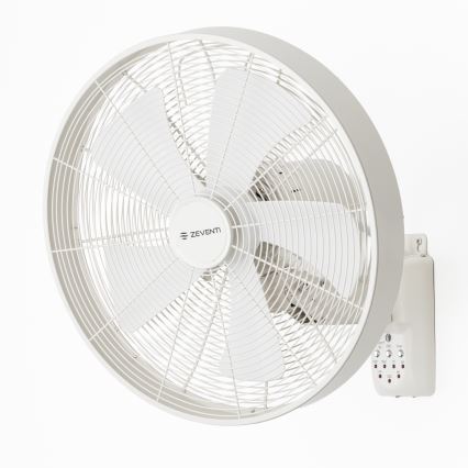 ZEVENTI - Wandventilator FREEZE 50W/230V d 40 cm weiß + Fernbedienung