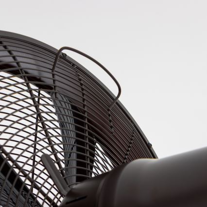 ZEVENTI - Wandventilator FREEZE 50W/230V d 40 cm schwarz/braun + Fernbedienung