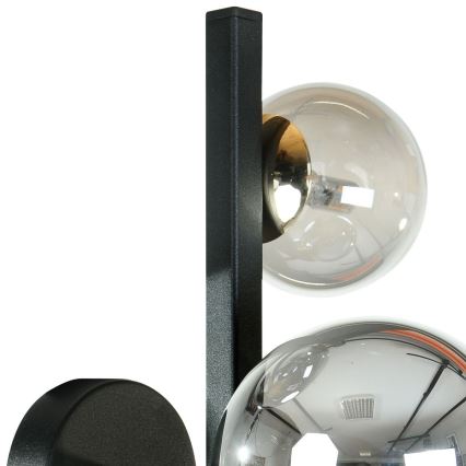 Zuma Line - Wandleuchte 3xG9/8W/230V schwarz/rauchschwarz