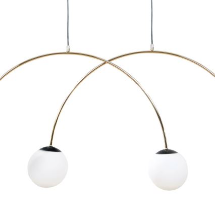Zuma Line - Pendelleuchte mit Kabelaufhängung 4xE14/10W/230V, goldfarben