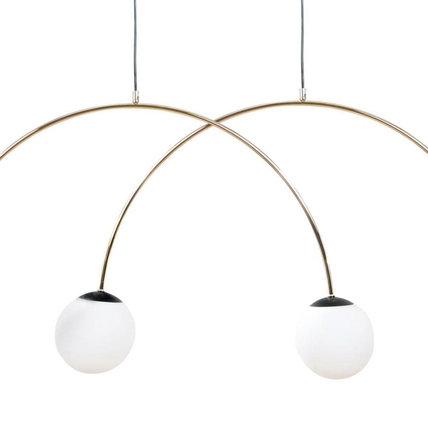 Zuma Line - Pendelleuchte mit Kabelaufhängung 4xE14/10W/230V, goldfarben