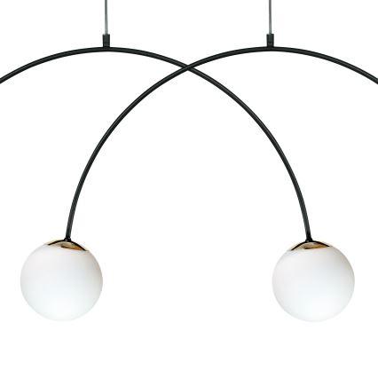 Zuma Line - Pendelleuchte an Kabel 4xE14/10W/230V schwarz