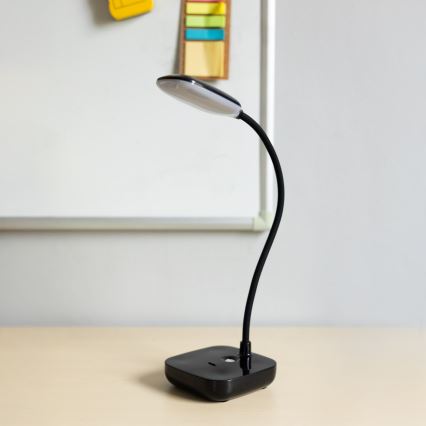 Zuma Line - Aufladbare LED-Tischleuchte LED/7W/1200 mAh 3000/4500/6000K schwarz
