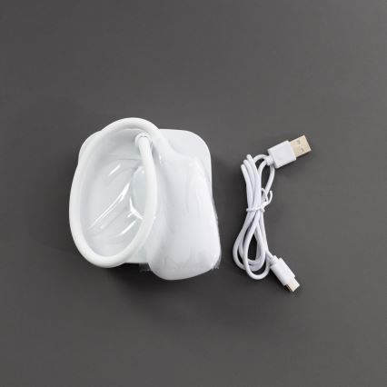 Zuma Line - Aufladbare LED-Tischleuchte LED/7W/1200 mAh 3000/4500/6000K CRI 90 weiß