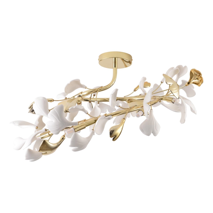 Zuma Line - Aufgesetzter Kronleuchter 6xG9/42W/230V Ø 70 cm goldfarben