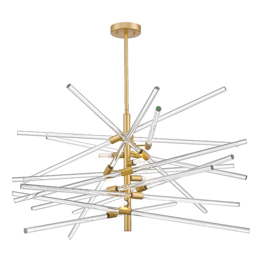 Zuma Line - Deckenleuchte an Stange 6xG9/42W/230V goldfarben