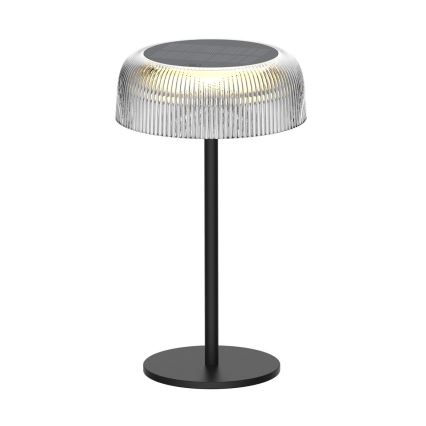 Zuma Line - LED dimmbare solarbetriebene Tischlampe LED/2,5W/2000 mAh IP44 schwarz