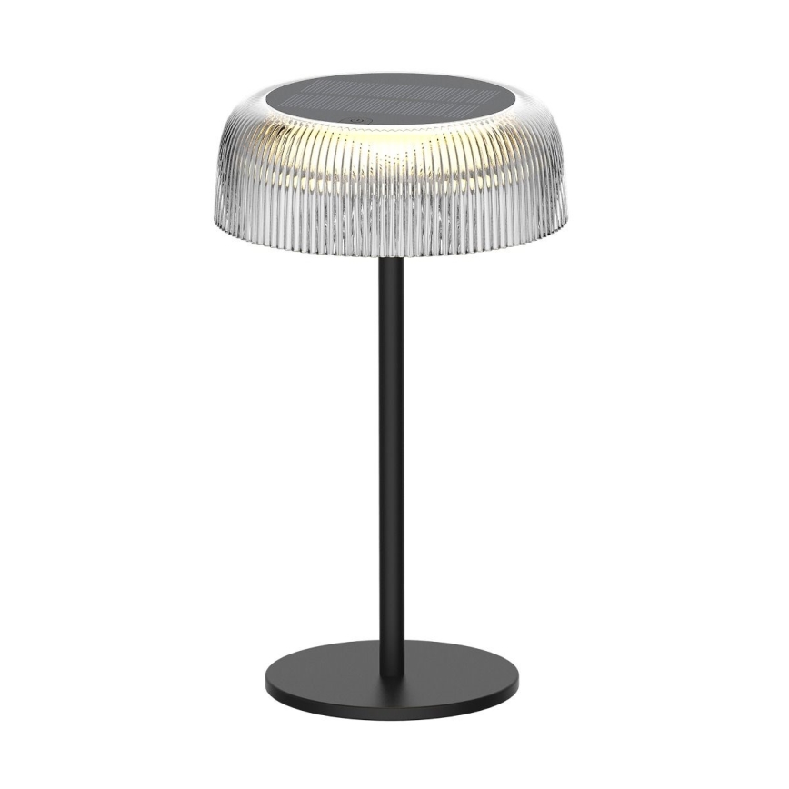 Zuma Line - LED dimmbare solarbetriebene Tischlampe LED/2,5W/2000 mAh IP44 schwarz