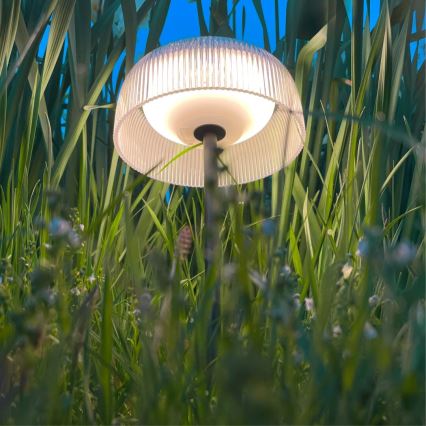 Zuma Line - LED dimmbare solarbetriebene Tischlampe LED/2,5W/2000 mAh IP44 schwarz